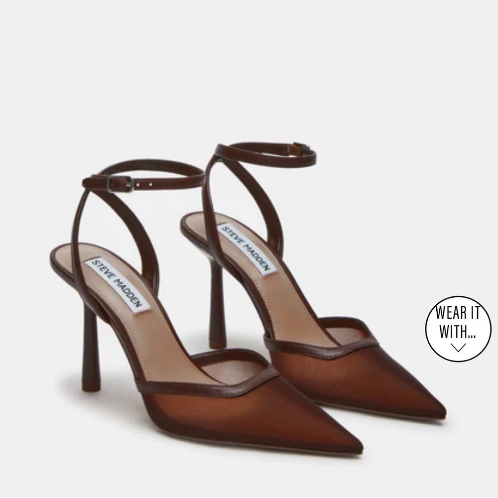Steve Madden Brown Strappy Heels